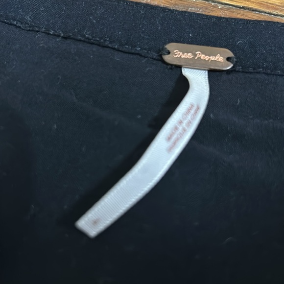 Free people Miranda dark floral midi dress boho button front Women’s size 4 - Picture 12 of 16